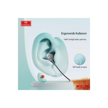 Earldom E67 Lightning Kablolu Kulaklık