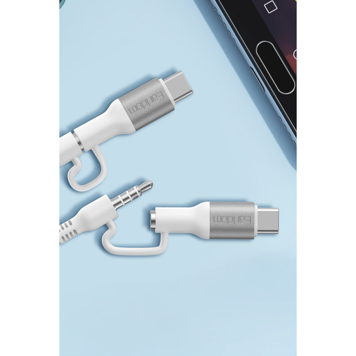 Earldom E76 Type-C ve 3.5mm Kablolu Kulaklık
