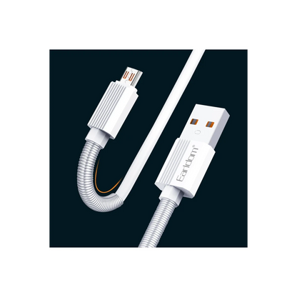 Earldom EC-137i 1M 3A Kırılmaya Dayanıklı Lightning Hızlı Şarj Kablosu - Beyaz