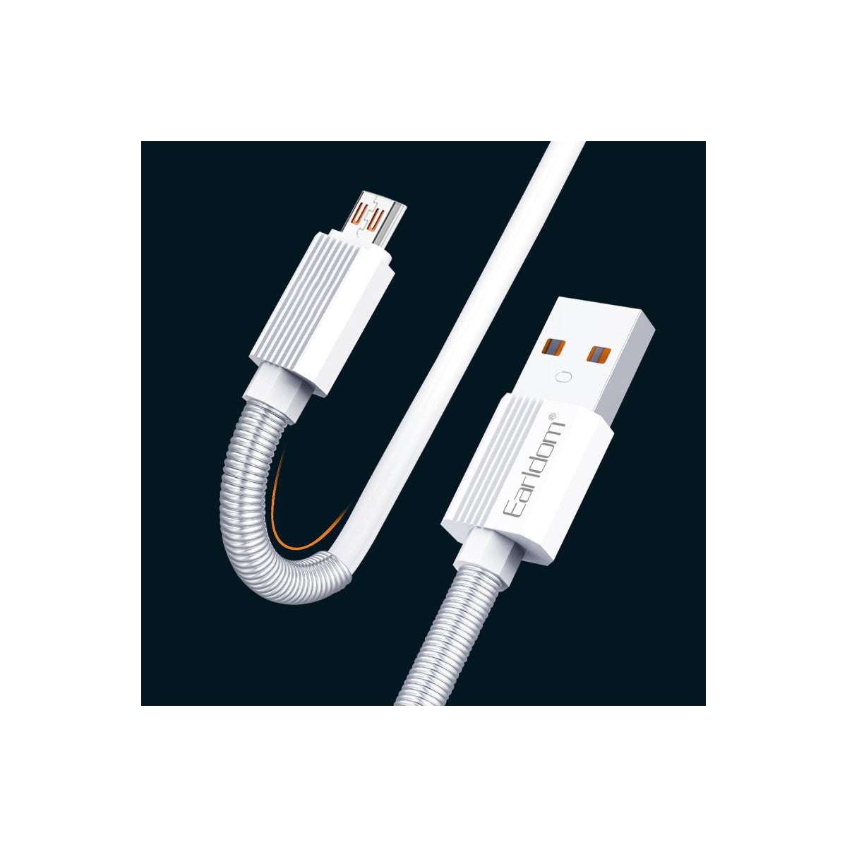 Earldom EC-137i 1M 3A Kırılmaya Dayanıklı Lightning Hızlı Şarj Kablosu