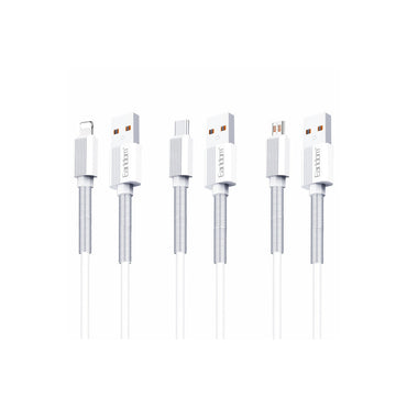 Earldom EC-137i 1M 3A Kırılmaya Dayanıklı Lightning Hızlı Şarj Kablosu
