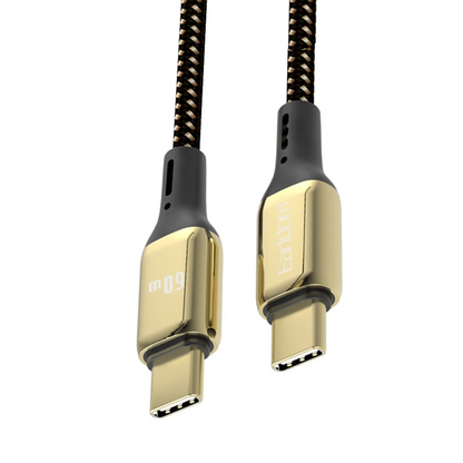 Earldom EC-141C 3M 60W Type-C to Type-C PD Hızlı Şarj Kablosu - Gold