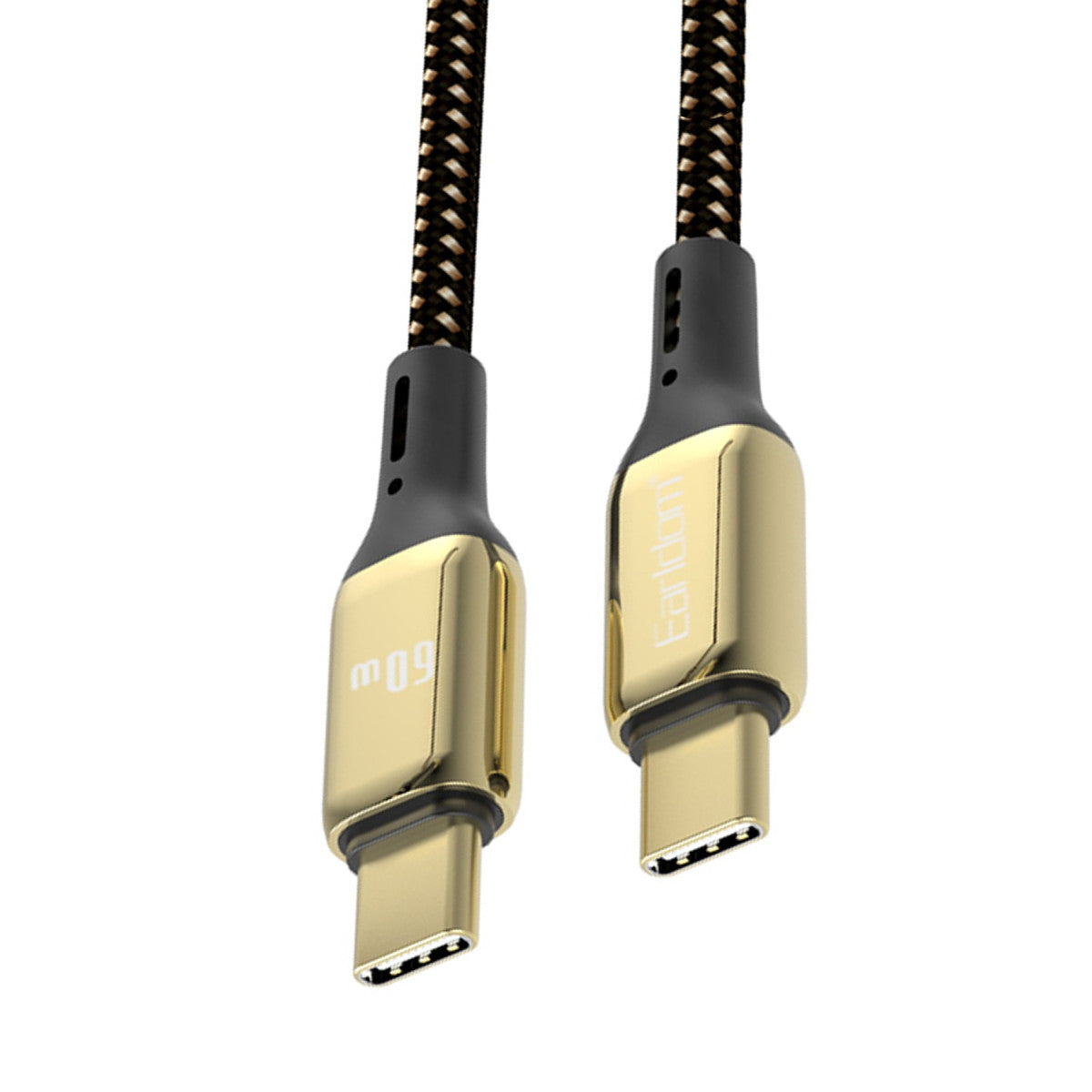 Earldom EC-141C 3M 60W Type-C to Type-C PD Hızlı Şarj Kablosu