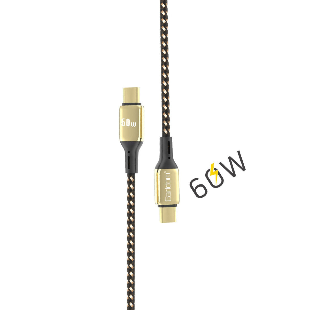 Earldom EC-141C 3M 60W Type-C to Type-C PD Hızlı Şarj Kablosu