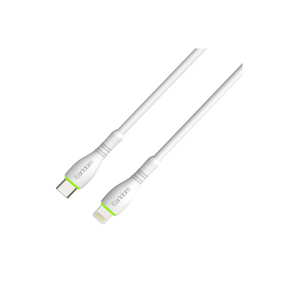 Earldom EC-151i PD 20W Type-C to Lightning 1M Hızlı Şarj Kablosu - Beyaz