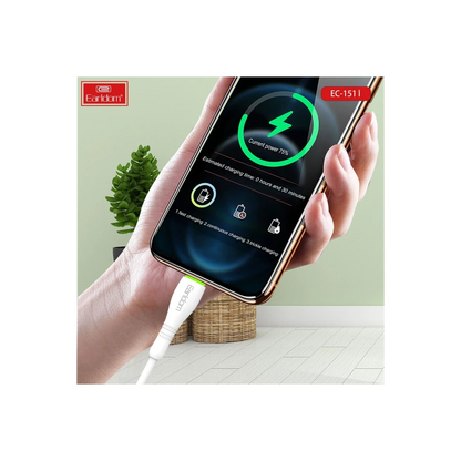 Earldom EC-151i PD 20W Type-C to Lightning 1M Hızlı Şarj Kablosu - Beyaz
