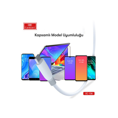 Earldom EC-156i PD 30W Type-C to Lightning 2m Hızlı Şarj Kablosu