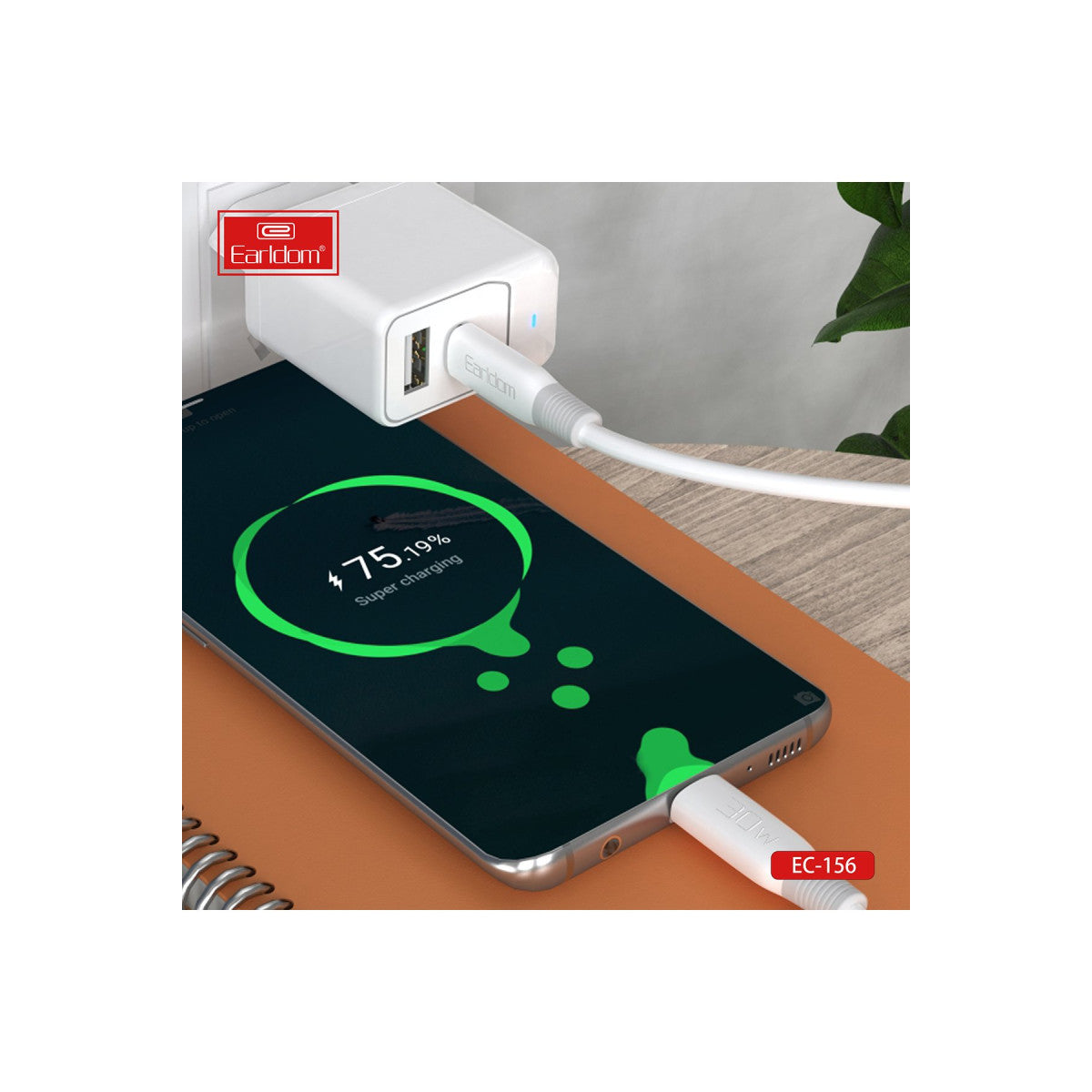 Earldom EC-156i PD 30W Type-C to Lightning 2m Hızlı Şarj Kablosu