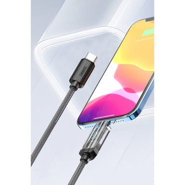 Earldom EC-189CL 1M 20W Dijital Göstergeli Type-C to Lightning PD Hızlı Şarj Kablosu