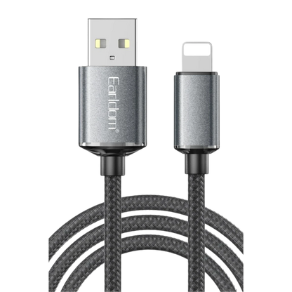 Earldom EC-199L 1.2M 3A USB to Lightning Hızlı Şarj Kablosu - Siyah