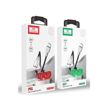 Earldom EC-PD01C 1M 66W Type-C to Type-C PD Hızlı Şarj Kablosu