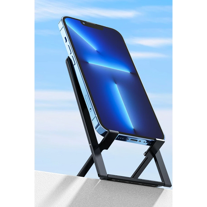 Earldom EH159 Katlanabilir Ultra İnce Masaüstü Telefon Tutucu - Siyah