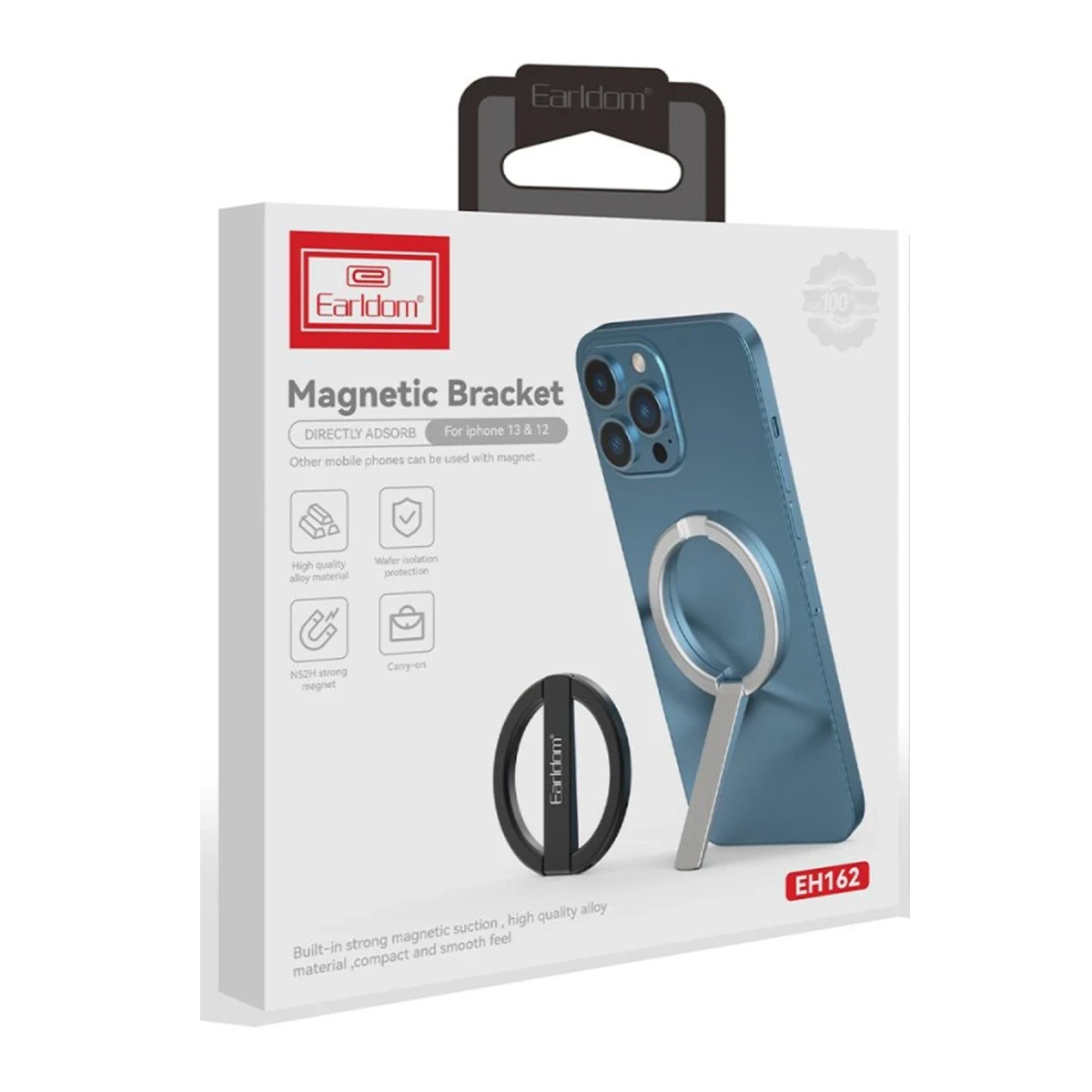 Earldom EH162 Magsafe Ring Holder - Gümüş