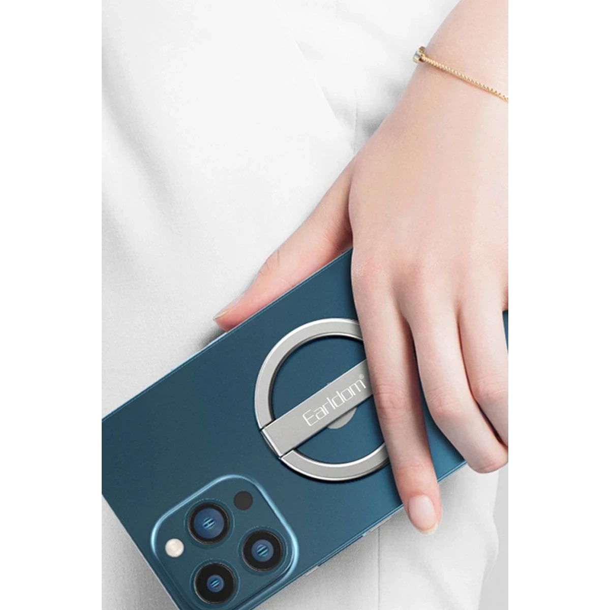 Earldom EH162 Magsafe Ring Holder - Siyah