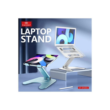Earldom EH201 Ayarlanabilir Metal Laptop ve Tablet Standı - Gümüş