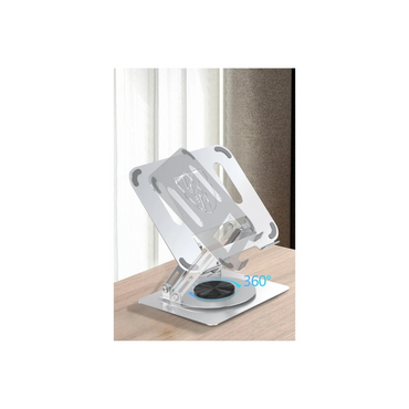 Earldom EH257 360 Derece Ayarlanabilir Metal Laptop Standı - Gri