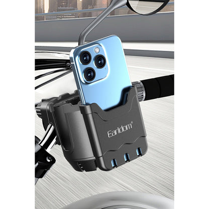 Earldom EH293 Motosiklet İçin Ayarlanabilir 2in1 Telefon ve Şişe Tutucu