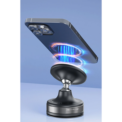 Earldom EH317 Ayarlanabilir Vantuzlu 360 Dönen Manyetik Universal Telefon Tutucu - Siyah
