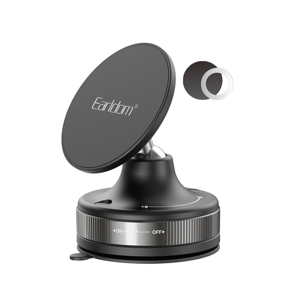 Earldom EH317 Ayarlanabilir Vantuzlu 360 Dönen Manyetik Universal Telefon Tutucu