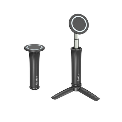 Earldom EH330 Ayarlanabilir Tripod Özellikli 360 Dönen Manyetik Telefon Tutucu - Siyah