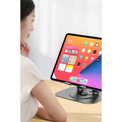 Earldom EH334 360 Derece Ayarlanabilir Metal Tablet Standı - Gri