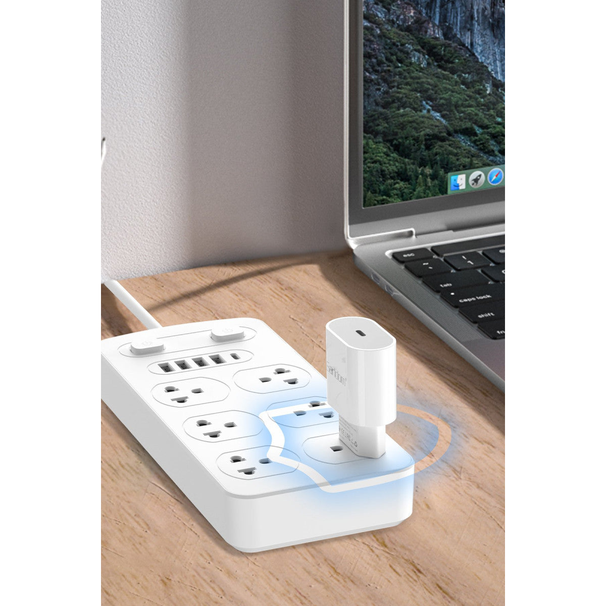 Earldom ES-EU42C 20W Type-C Çıkışlı Ekstra Type-C to Type-C Kablolu PD Hızlı Şarj Cihazı