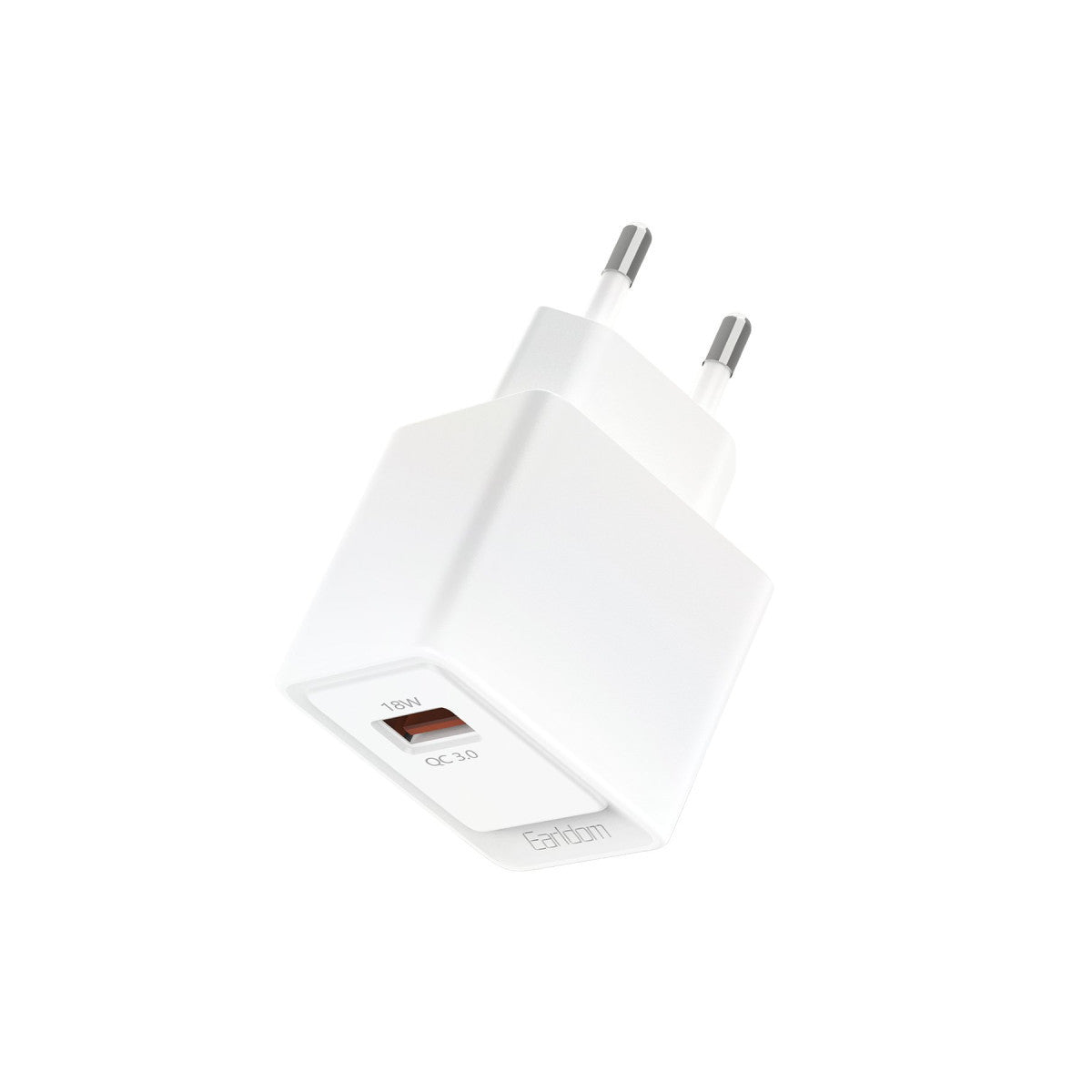 Earldom EU45 18W USB QC 3.0 Çıkışlı ve USB to Lightning Kablolu PD Hızlı Şarj Cihazı