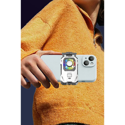Earldom F15 RGB Radyatör Telefon Soğutucu Fan - Beyaz