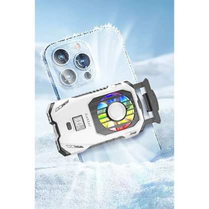 Earldom F15 RGB Radyatör Telefon Soğutucu Fan - Beyaz