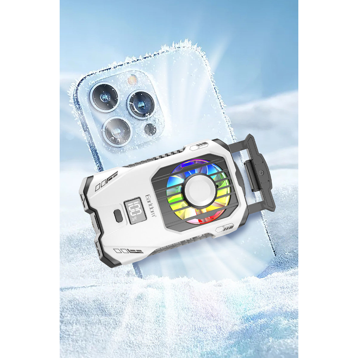 Earldom F15 RGB Radyatör Telefon Soğutucu Fan