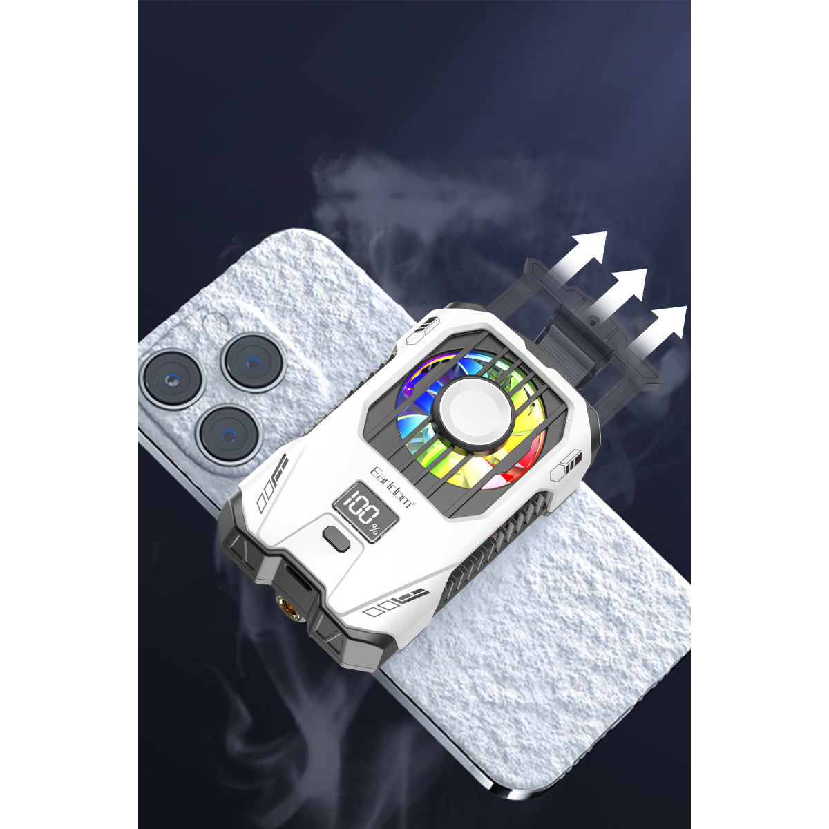 Earldom F15 RGB Radyatör Telefon Soğutucu Fan