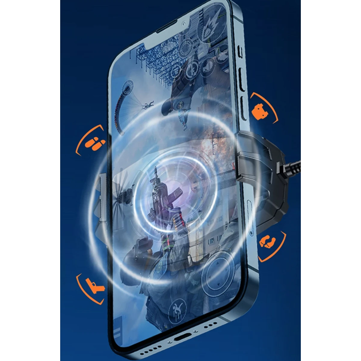 Earldom F17 Radyatör Telefon Soğutucu Fan - Siyah