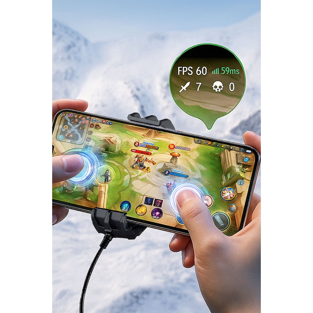 Earldom F17 Radyatör Telefon Soğutucu Fan