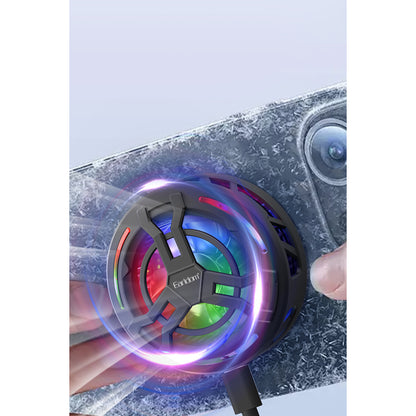 Earldom F20 Radyatör Telefon Soğutucu RGB Işıklı Manyetik Fan