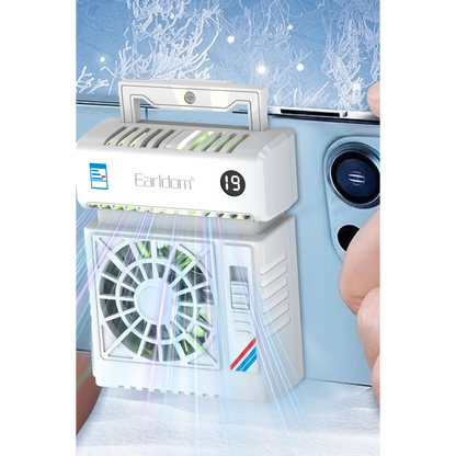 Earldom F23 Dijital Göstergeli RGB Radyatör Telefon Soğutucu Fan - Beyaz