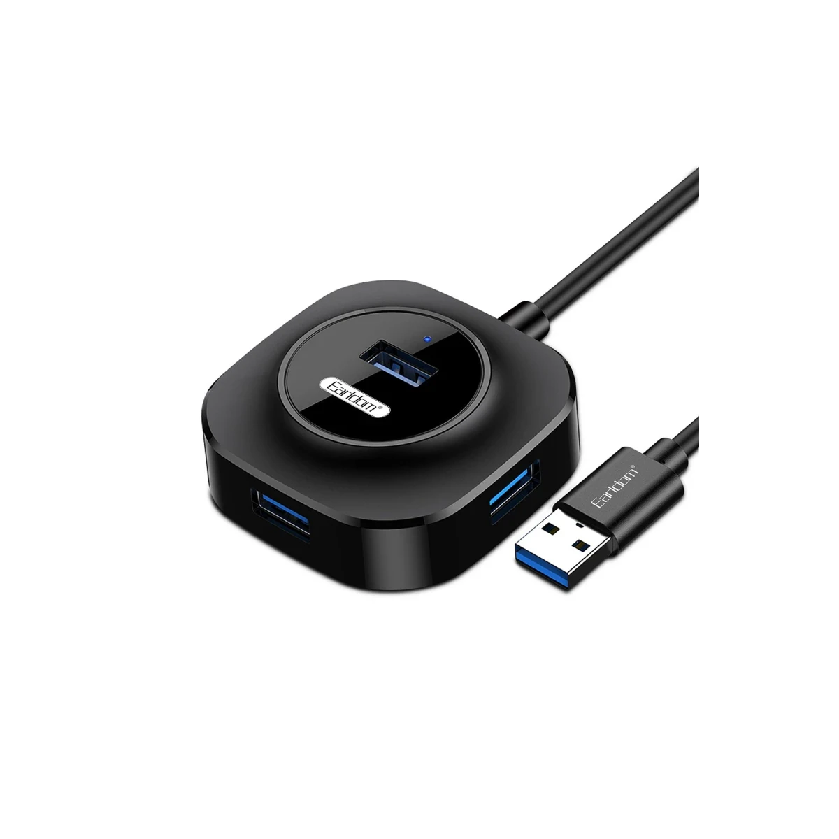 Earldom HUB06 Tak Çalıştır 4 Adet Usb 2.0 Çıkışlı Usb Çoklayıcı - Siyah