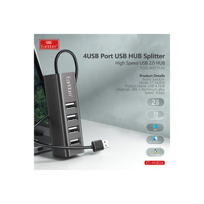Earldom HUB14 Tak Çalıştır 4lü Usb Çoklayıcı
