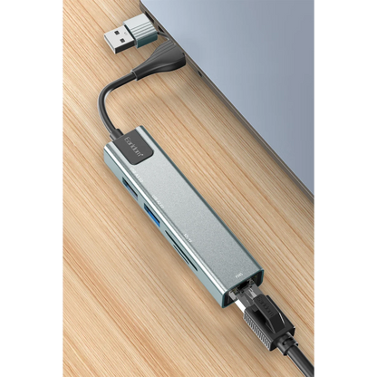Earldom HUB24 6in1 Hub Dönüştürücü - Gümüş