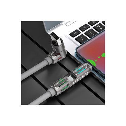 Earldom IC02 4in1 240W Type-C to Type-C Ekstra 2.4A USB to Lightning ve 30W Type-C to Lightninge Dönüşme Özellikli PD Hızlı Şarj Kablosu