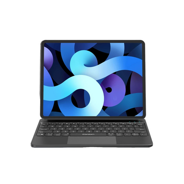 Earldom Apple KB10 iPad Pro 12.9 (2021) Kablosuz Klavyeli Tablet Kılıfı - Siyah