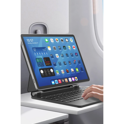 Earldom KB11 Galaxy X510 Tab S9 FE 11 Kablosuz Klavyeli Tablet Kılıfı - Siyah