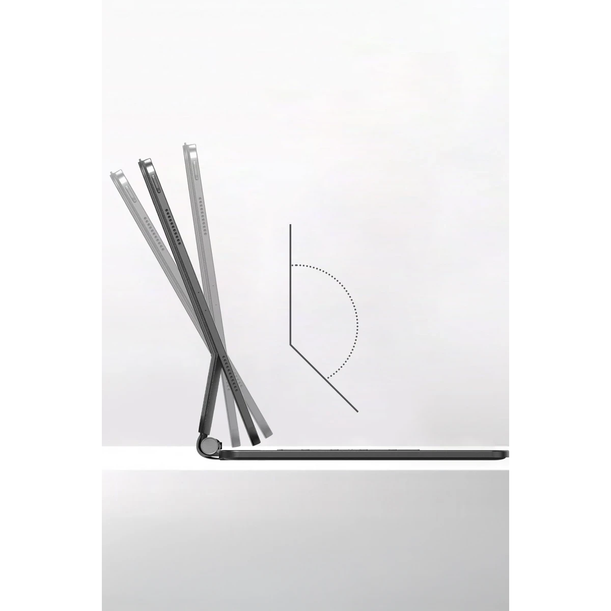 Earldom Apple KB8P iPad Pro 11 (2024) Kablosuz Klavyeli Tablet Kılıfı - Siyah