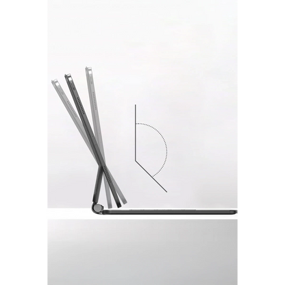 Earldom Apple KB8P iPad Pro 11 (2024) Kablosuz Klavyeli Tablet Kılıfı - Siyah