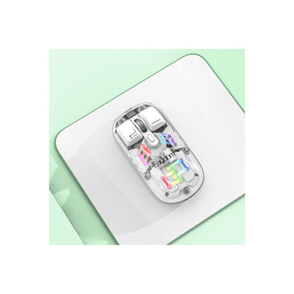 Earldom KM16 1600 DPI Sessiz Transparan Yapılı RGB Kablosuz Ofis Mouse