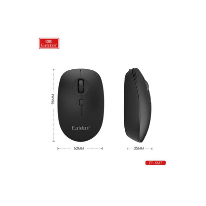 Earldom KM7 Sessiz Kablosuz Ofis Mouse