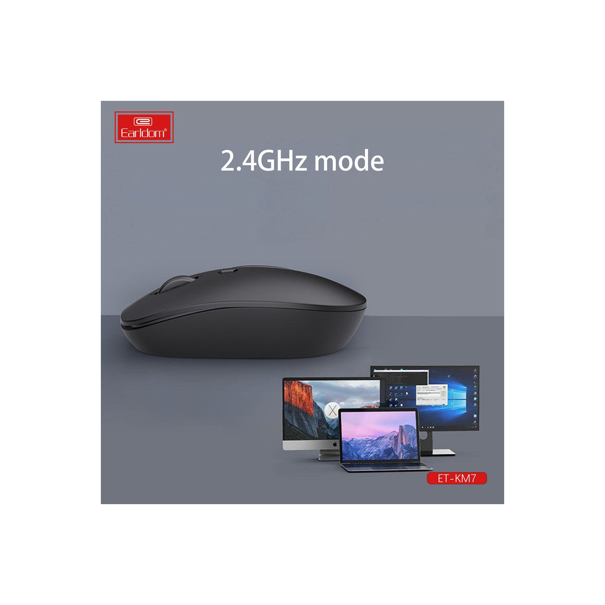 Earldom KM7 Sessiz Kablosuz Ofis Mouse