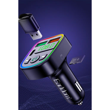 Earldom M103 Bluetooth USB ve Type C Çıkışlı Hızlı Şarj Dijital FM Transmitter