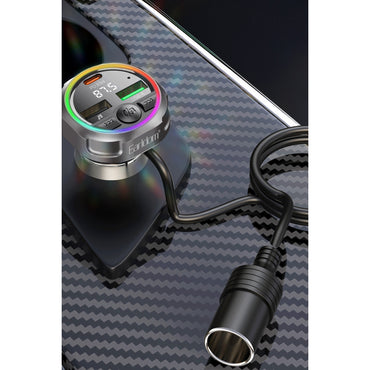 Earldom M113 Bluetooth USB Type-C ve Çakmaklık Çıkışlı Hızlı Araç Şarjı