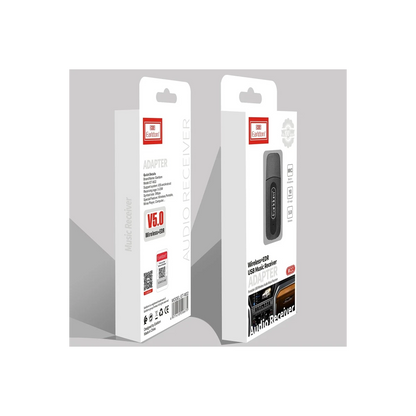 Earldom M22 Bluetooth 5.0 Usb Aux Dönüştürücü - Siyah