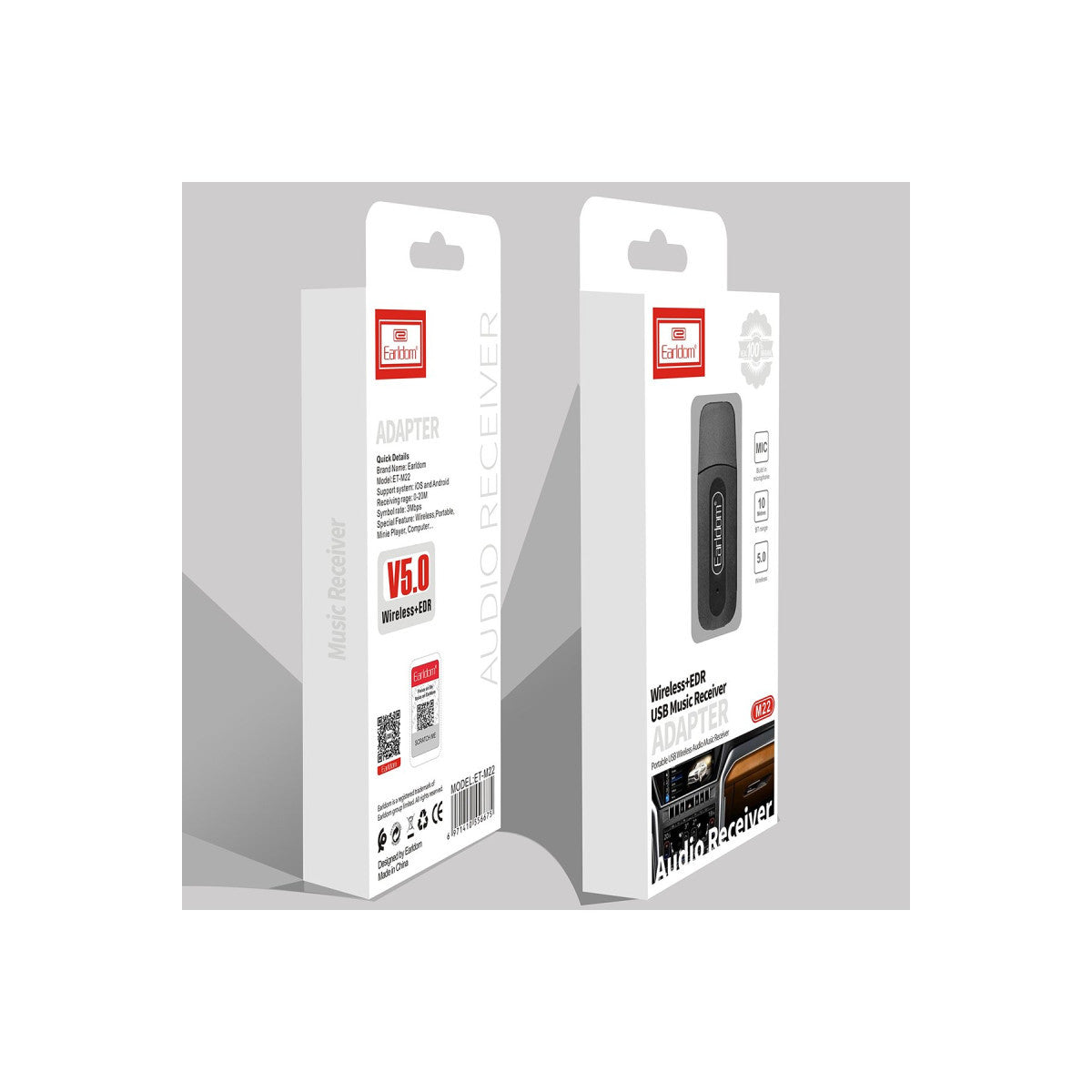 Earldom M22 Bluetooth 5.0 Usb Aux Dönüştürücü